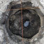 Solar Array Footer Hole