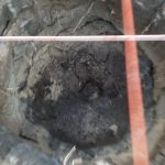 Solar Array Footer Hole